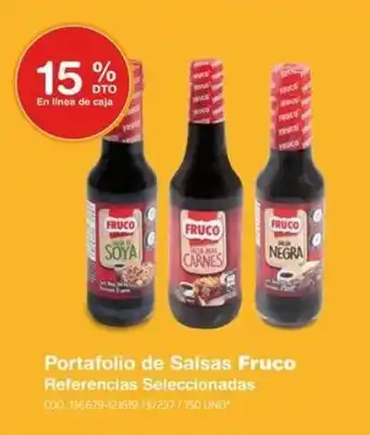 Makro Portafolio de Salsas Fruco Referencias Seleccionadas oferta