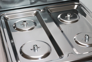 Alkomprar Estufa de Piso SUPERIOR 4 Puestos Gas Natural AXXIS Gris oferta