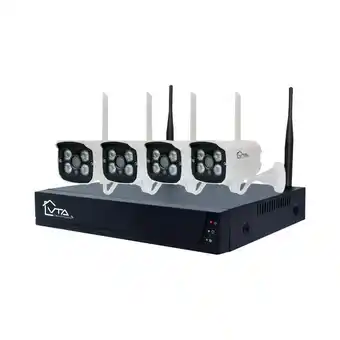 Falabella Kit de video seguridad inalámbrico 4 cámaras oferta