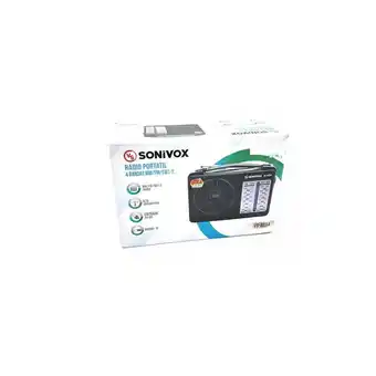 Falabella Radio portatil Sonivox vs-r234 4 bandas fm sw mw oferta