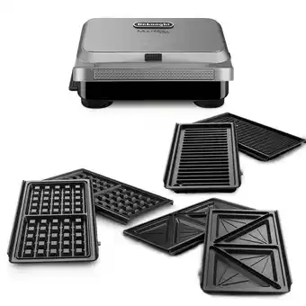 Falabella Sanduchera Waflera Panini Delonghi 3 en 1 oferta