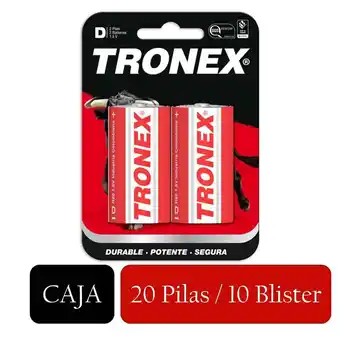 Falabella Pilas Manganeso D Tronex Caja X 20 Unidades oferta