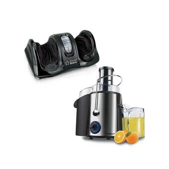 Falabella Combo masajeador pies eléct + extractor jugos 850w oferta