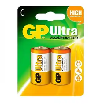 Falabella Pilas alcalina gp ultra c 1.5v x 2 uds oferta