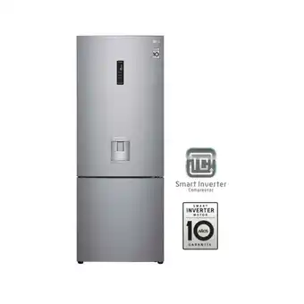 Falabella Nevera LG Congelador Inferior No Frost 461 lt Tecnología Nature Fresh GB45SPP oferta
