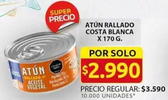 Ara ATÚN RALLADO COSTA BLANCA x 170g oferta