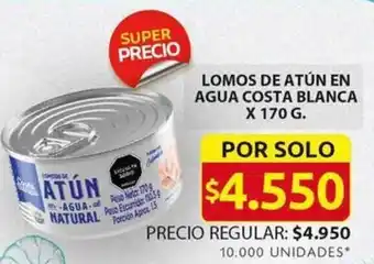 Ara LOMOS DE ATÚN EN AGUA COSTA BLANCA X 170G oferta