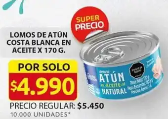 Ara LOMOS DE ATÚN COSTA BLANCA EN ACEITE X 170G oferta