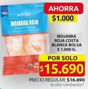 Ara MOJARRA ROJA COSTA BLANCA BOLSA x 1000G oferta