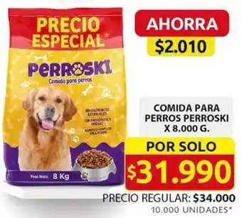 Ara COMIDA PARA PERROS PERROSKI X 8.000G oferta