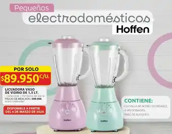 Ara HOFFEN LICUADORA VASO DE VIDRIO DE 1,5LT oferta