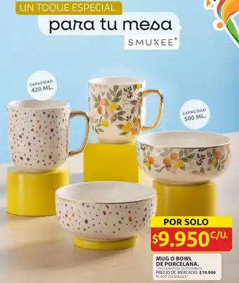 Ara SMUKEE MUG O BOWL DE PORCELANA oferta