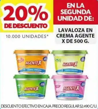 Ara LAVALOZA EN CREMA AGENTE X DE 500G oferta