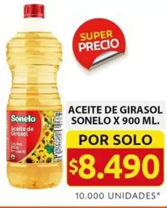 Ara ACEITE DE GIRASOL SONELO X 900ML oferta
