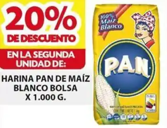 Ara HARINA PAN DE MAÍZ BLANCO BOLSA x 1000G oferta