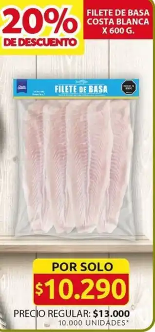 FILETE DE BASA COSTA BLANCA X 600G