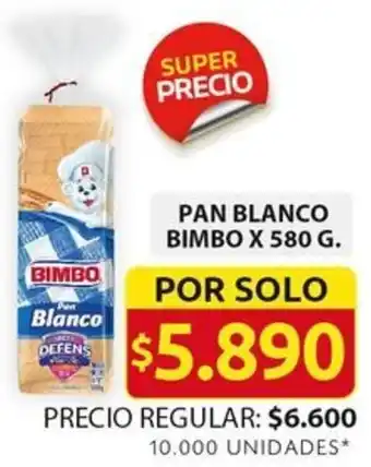 Ara PAN BLANCO BIMBO X 580G oferta