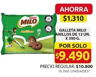 Ara GALLETA MILO ANILLOS DE 12UN oferta