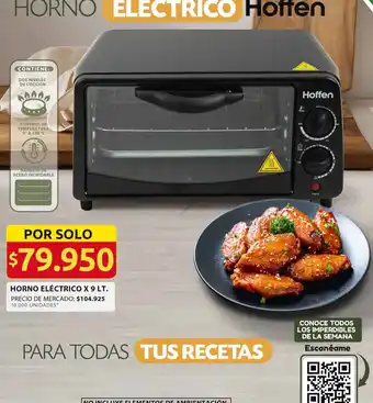 Ara HOFFEN HORNO ELÉCTRICO x 9lt oferta