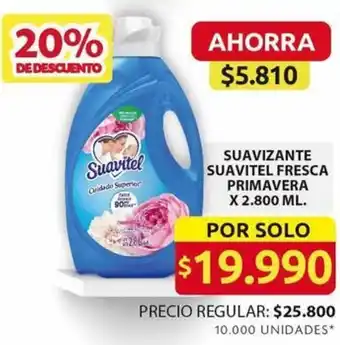Ara SUAVIZANTE SUAVITEL FRESCA PRIMAVERA x 2800ml oferta