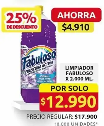 Ara LIMPIADOR FABULOSO X 2.000ML oferta