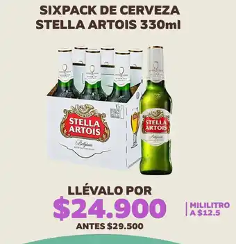 Oxxo SIXPACK DE CERVEZA STELLA ARTOIS 330ml oferta