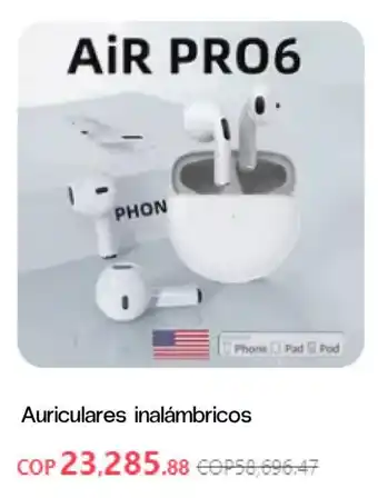 AliExpress Auriculares inalámbricos AiR PRO 6 oferta