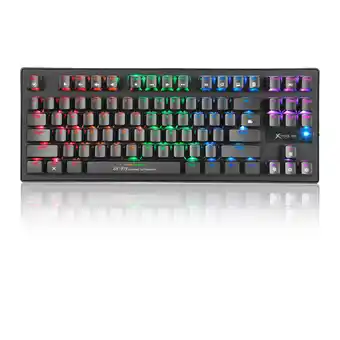 Falabella Teclado Gamer Mecánico Xtrike Me 7 Colores. Teclado ergonómico para computador oferta