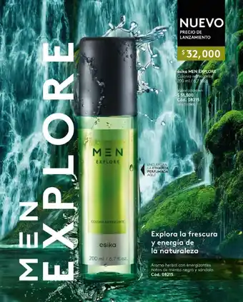 Ésika MEN EXPLORE Colonia refrescante 200 ml / 6.7 oz oferta