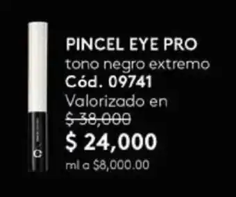 Ésika PINCEL EYE PRO tono negro extremo oferta