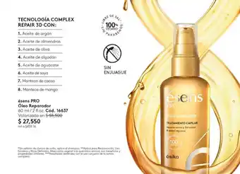 Ésika ésens PRO Óleo Reparador 60 ml/2 fl.oz. oferta