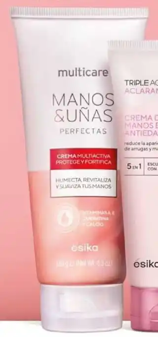 Ésika MULTICARE Manos & Uñas Perfectas Crema multiactiva para manos 180 g/6.3 oz. oferta