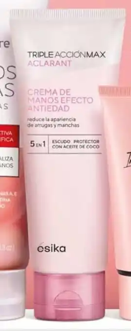 Ésika TRIPLE ACCIÓN MAX Crema para manos antiedad 100 g/3.5 oz. oferta