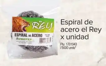 Surtimax Espiral de acero el Rey x unidad oferta