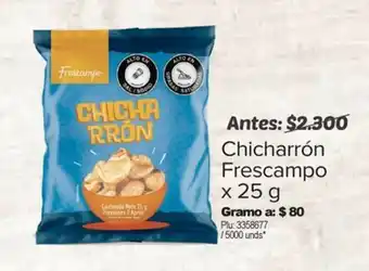 Surtimax Chicharrón Frescampo x 25 g oferta