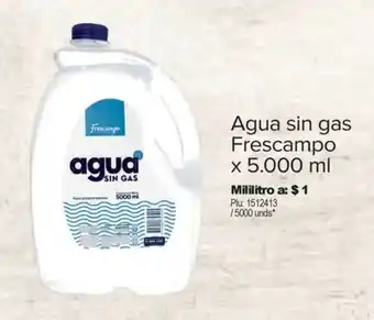 Surtimax Agua sin gas Frescampo x 5.000 ml oferta