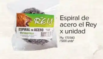 Surtimax Espiral de acero el Rey x unidad oferta