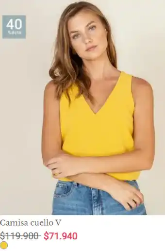 Camisa Cuello V