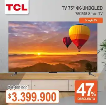 Alkosto TCL SMART TV 75" oferta