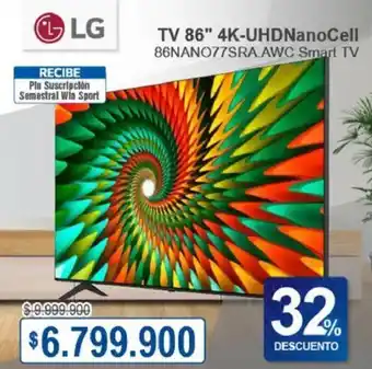 Ktronix LG TV 86" 4K-UHD NanoCell oferta