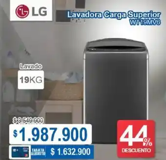 Ktronix LG Lavadora Carga Superior WT19MV6 oferta