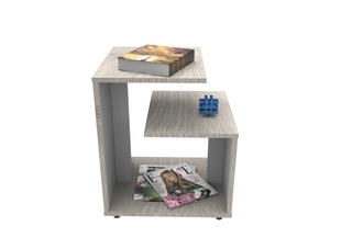 Alkomprar Mesa de Noche PRACTIMAC Mikasa Ceniza oferta