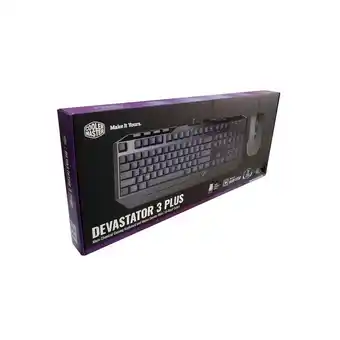Falabella Kit gamer teclado+mouse cooler master devastator 3 oferta