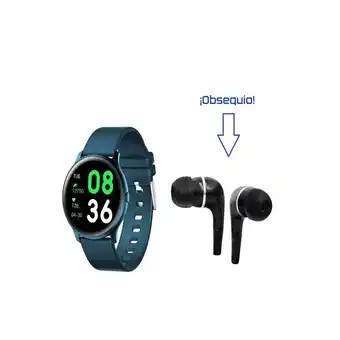 Falabella Smartwatch hyundai pulse p240 azúl + ob audífonos oferta