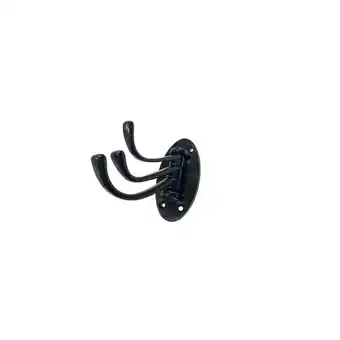 Falabella Gancho perchero zamak escualizable triple negro oferta
