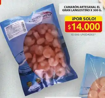 CAMARÓN ARTESANAL EL GRAN LANGOSTINO X 300G