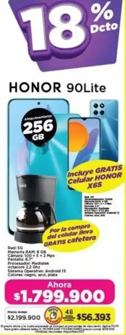 Alkomprar HONOR 90Lite 256GB oferta