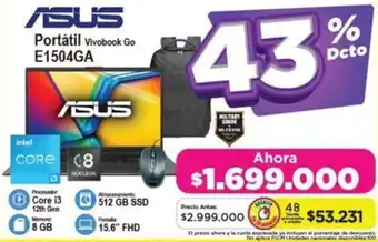 Alkomprar ASUS Portátil Vivobook Go E1504GA oferta