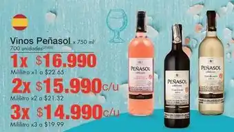 Metro Peñasol - vinos oferta