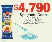Metro Doria - spaghetti oferta